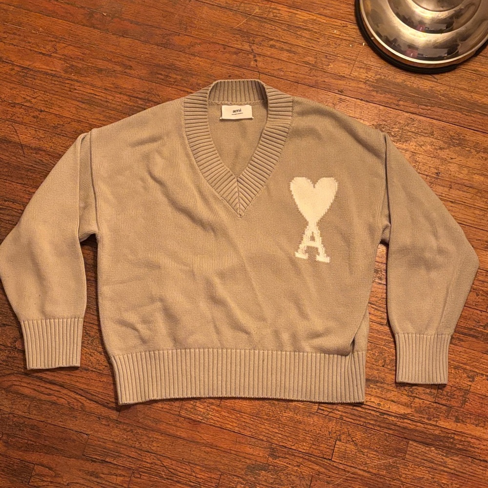 Ami Alexandre mattiussi Sweater with Heart Logo